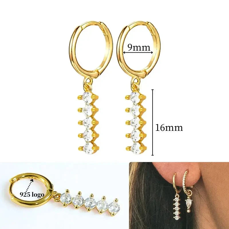 Pendientes "Glow Drop" Gold