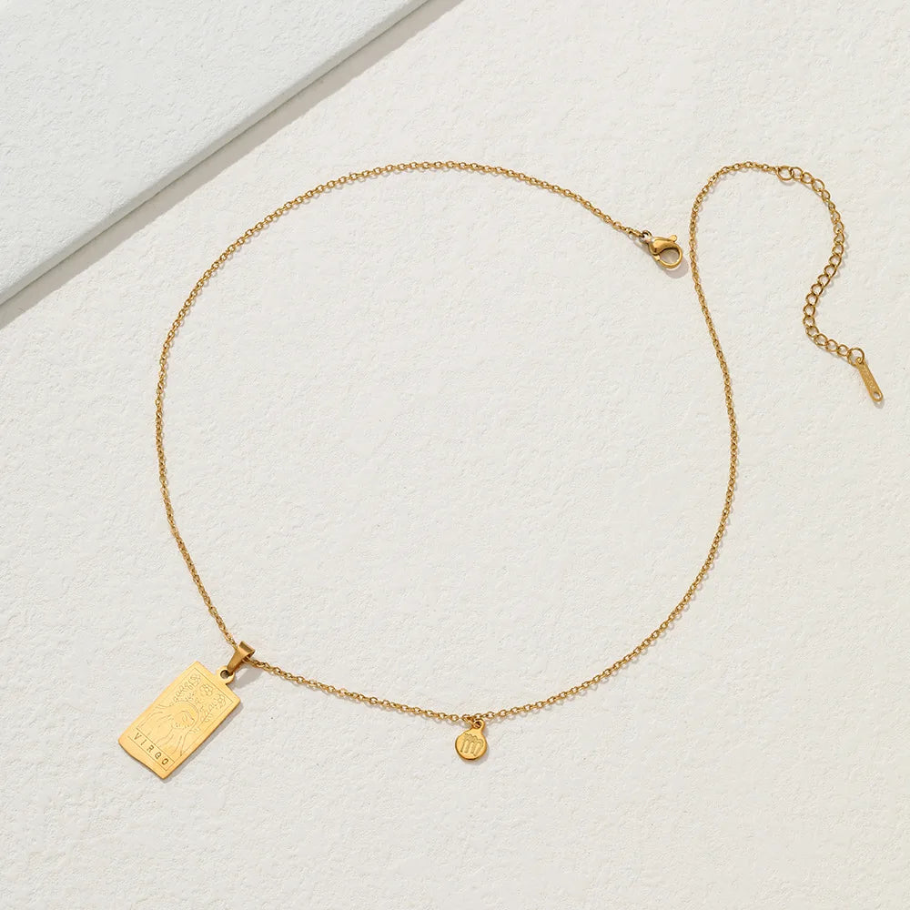 Collar Zodiac Sign: Tu Esencia en Acero