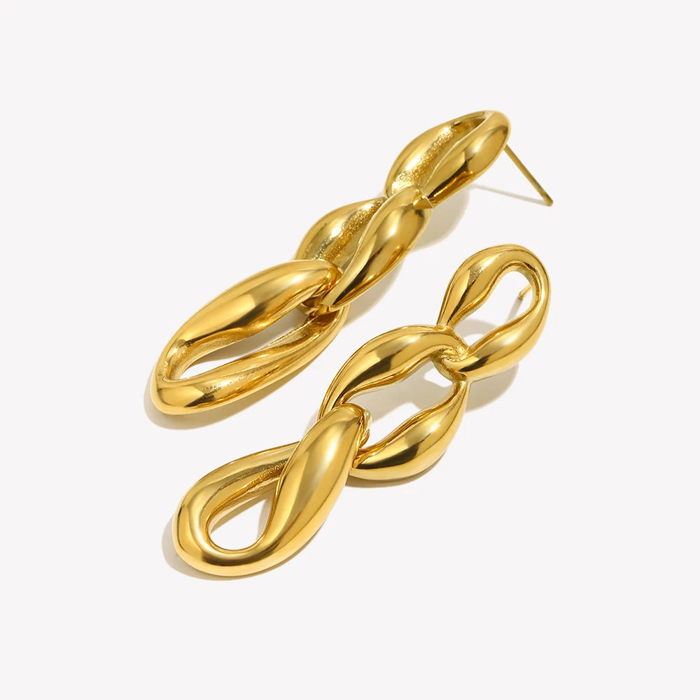 Pendientes Duo Gaia: Esculturas en Cascada