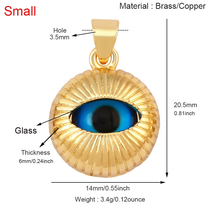 Amuleto Turkish Eye: Protección y Estilo 18k