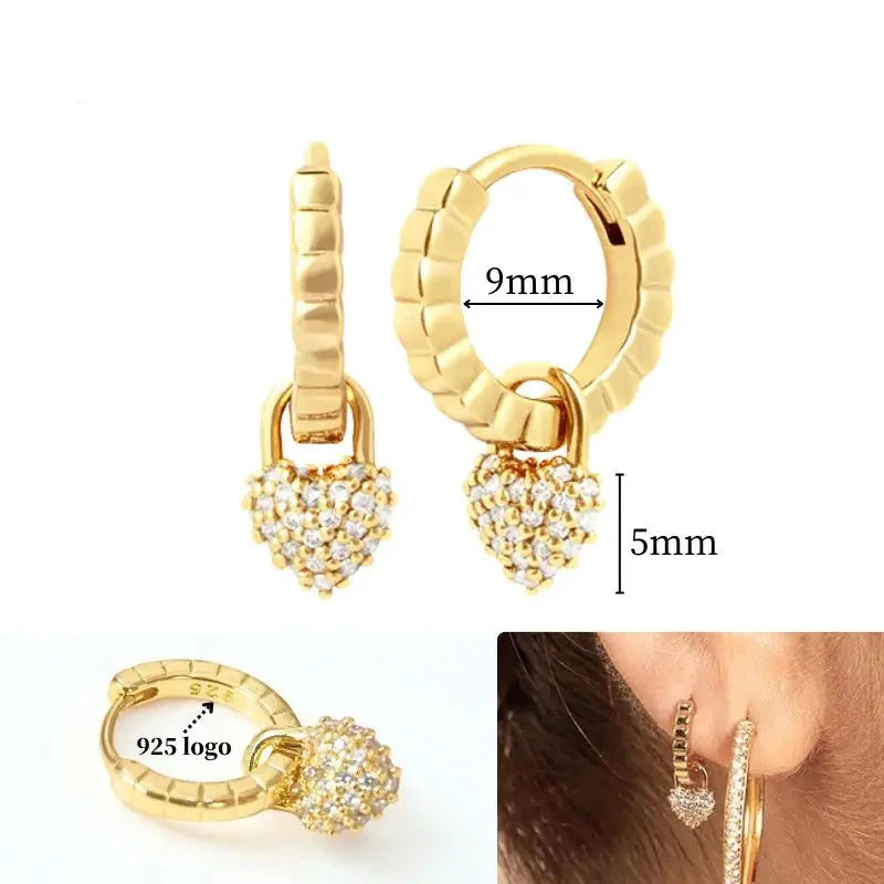 Pendientes "Glow Drop" Gold