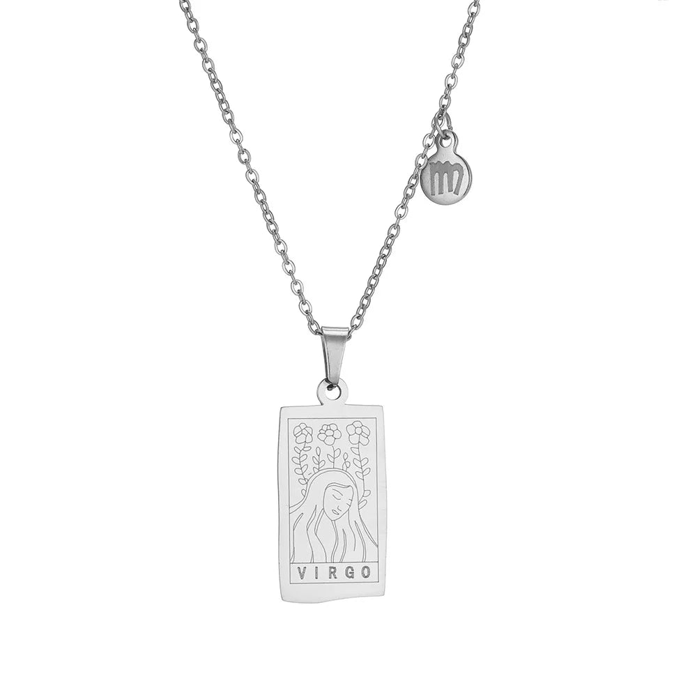 Collar Zodiac Sign: Tu Esencia en Acero