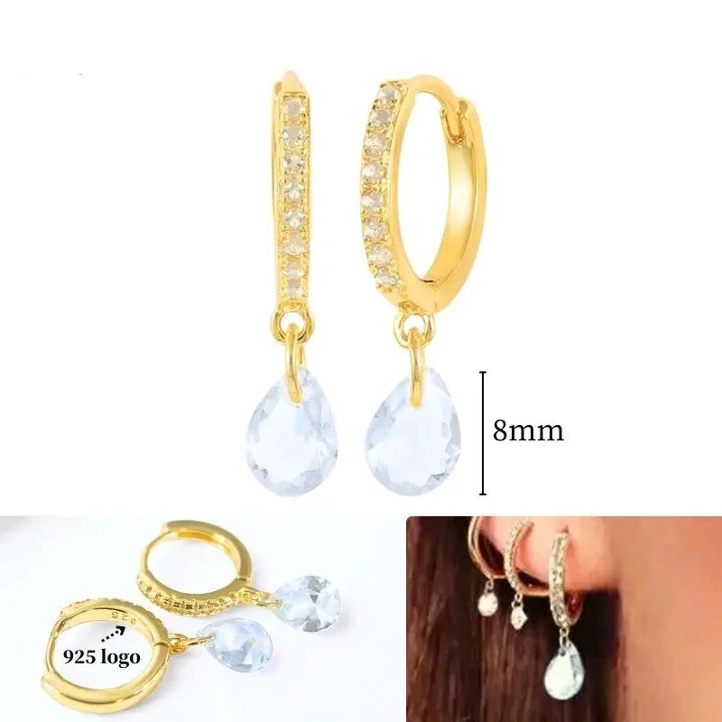 Pendientes "Glow Drop" Gold
