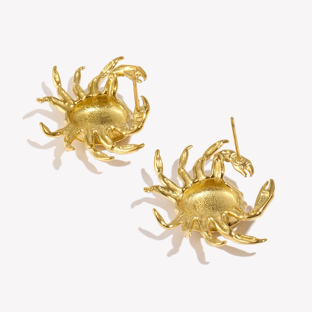 Pendientes "Crab Chic" – Edición Summer Ocean