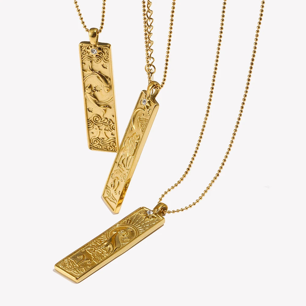 Collar "Written in the Stars" – Colección Zodíaco Gold