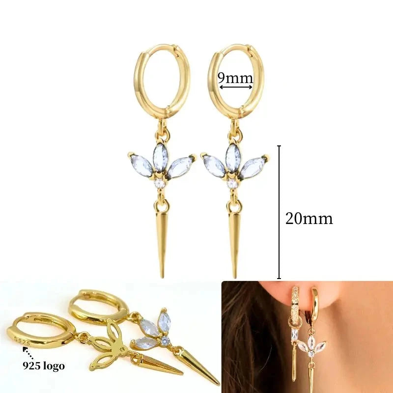 Pendientes "Glow Drop" Gold
