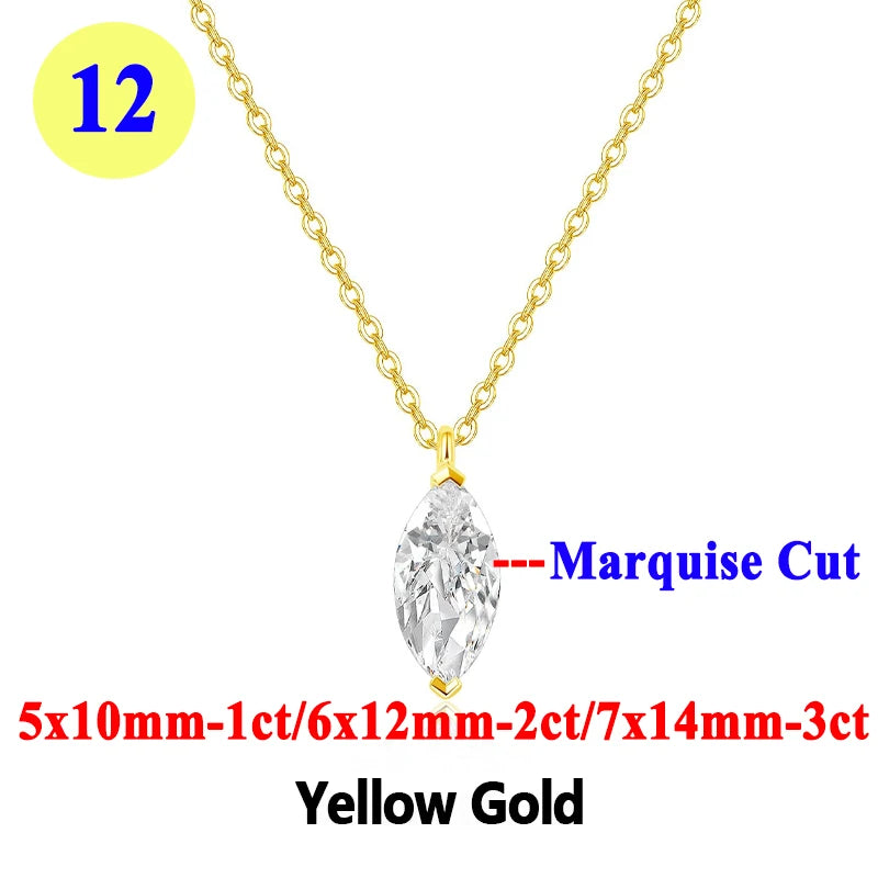 Collar "Destello Real" – Moissanita 1ct & Oro 18K (Pureza Certificada)