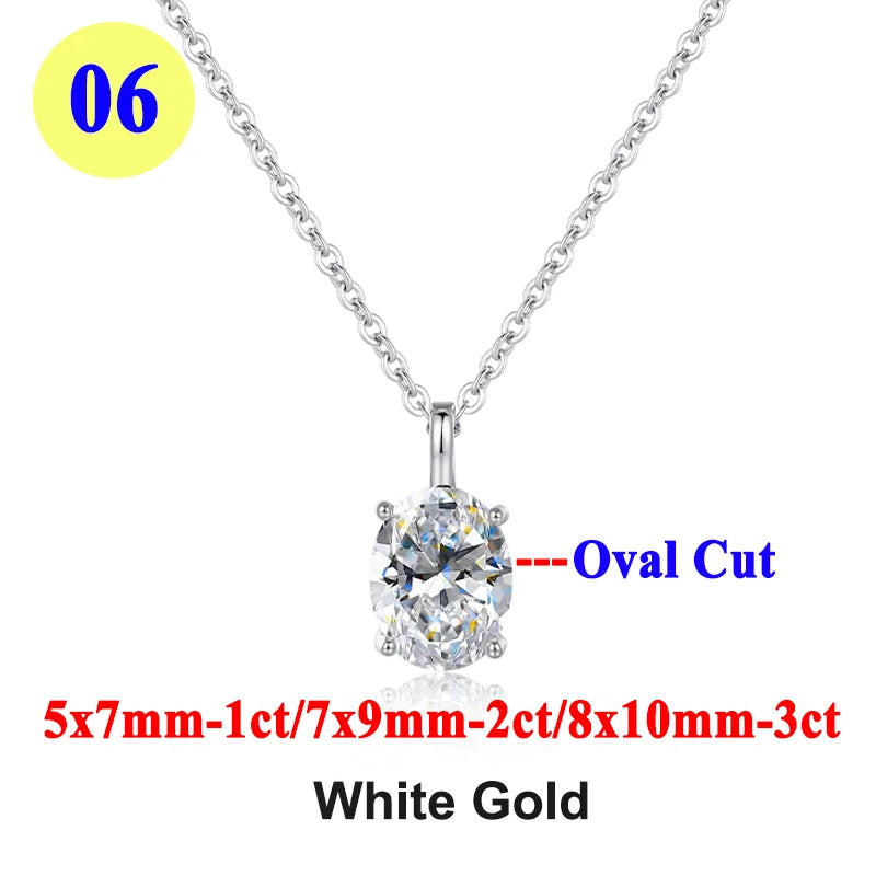 Collar "Destello Real" – Moissanita 1ct & Oro 18K (Pureza Certificada)