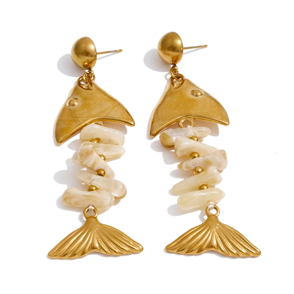 Pendientes "Sirena de Capri" – Edición Limitada Sorbet