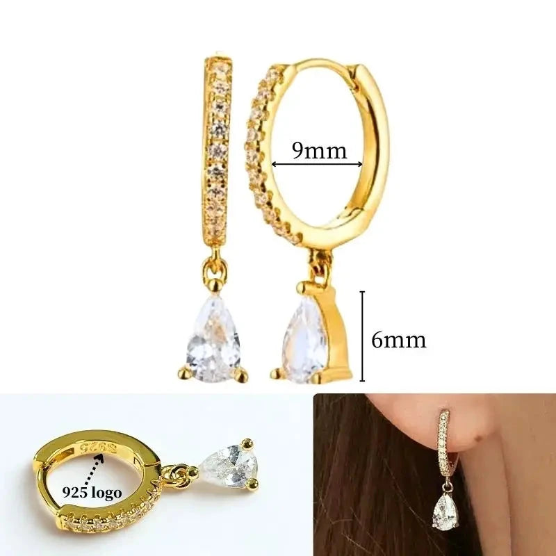 Pendientes "Glow Drop" Gold