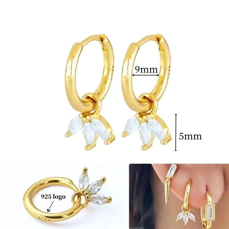 Pendientes "Glow Drop" Gold