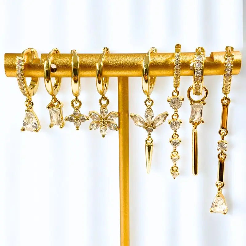 Pendientes "Glow Drop" Gold