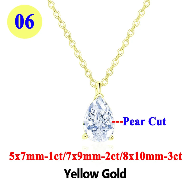 Collar "Destello Real" – Moissanita 1ct & Oro 18K (Pureza Certificada)