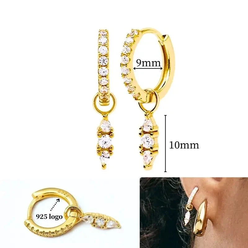 Pendientes "Glow Drop" Gold