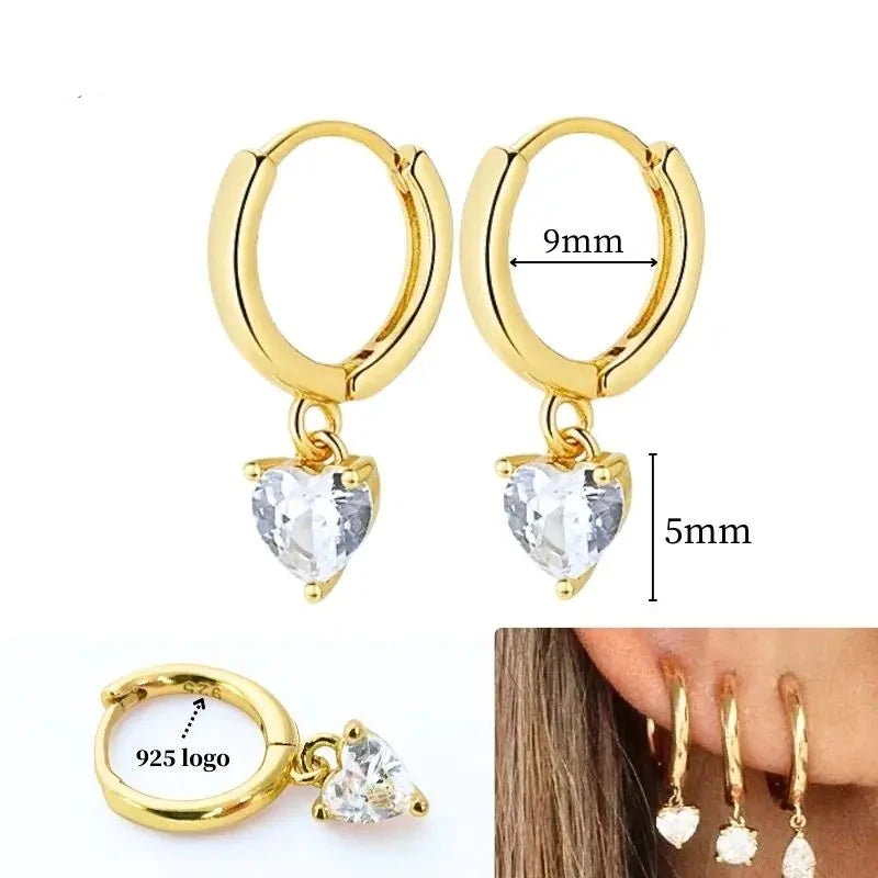 Pendientes "Glow Drop" Gold