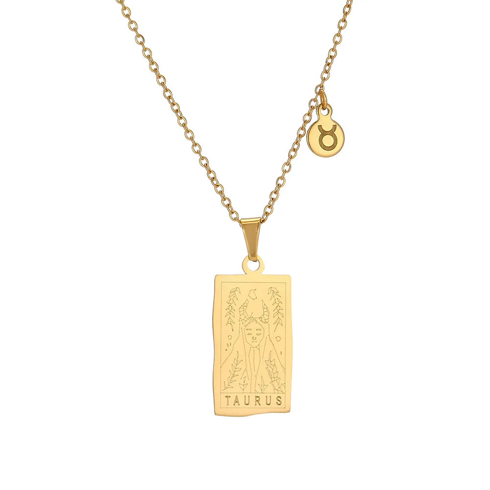 Collar Zodiac Sign: Tu Esencia en Acero
