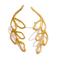 Pendientes Dafne: Ramas de Oro Orgánico