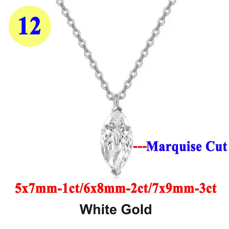 Collar "Destello Real" – Moissanita 1ct & Oro 18K (Pureza Certificada)