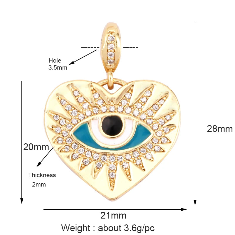 Amuleto Turkish Eye: Protección y Estilo 18k