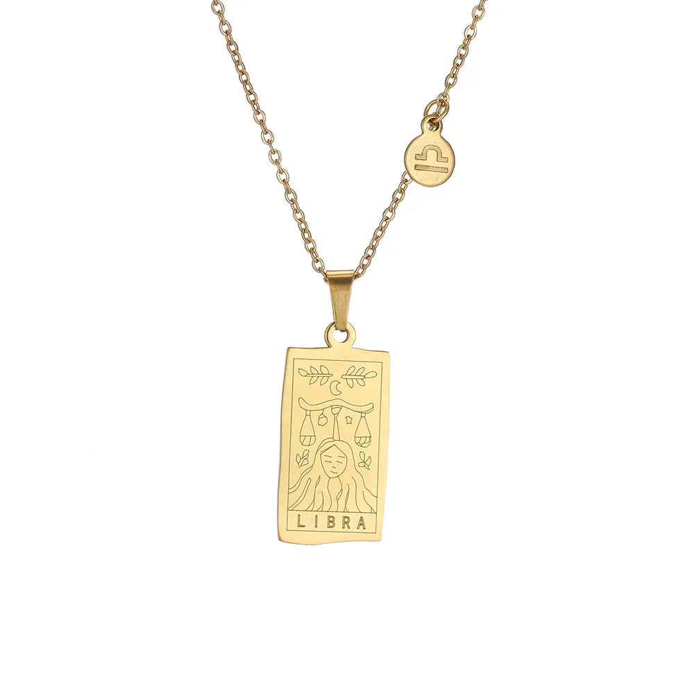 Collar Zodiac Sign: Tu Esencia en Acero