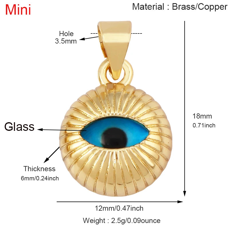 Amuleto Turkish Eye: Protección y Estilo 18k
