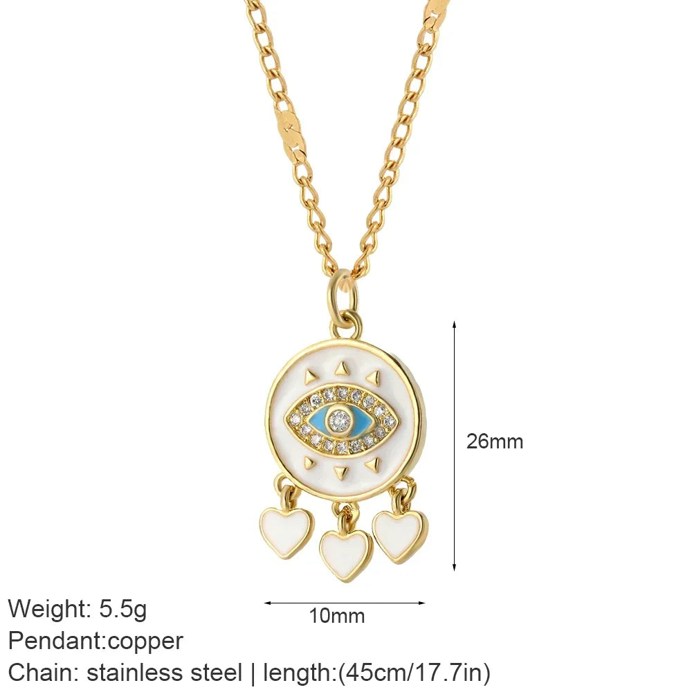 Amuleto Turkish Eye: Protección y Estilo 18k