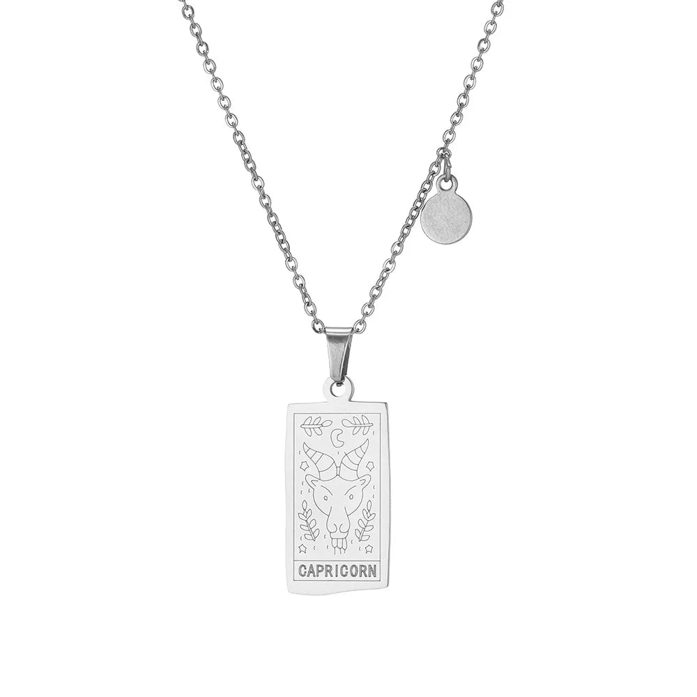 Collar Zodiac Sign: Tu Esencia en Acero