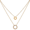 Collar Aura Layered: Doble Brillo, Doble Elegancia