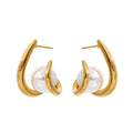 Pendientes Orbit Pearl: Vanguardia y Pureza