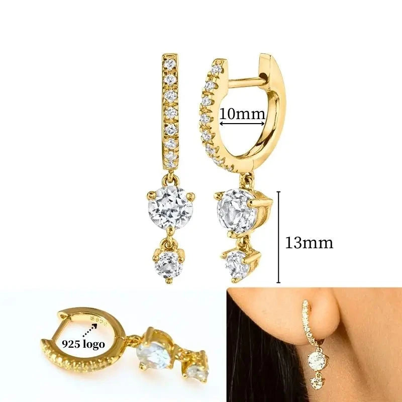 Pendientes "Glow Drop" Gold