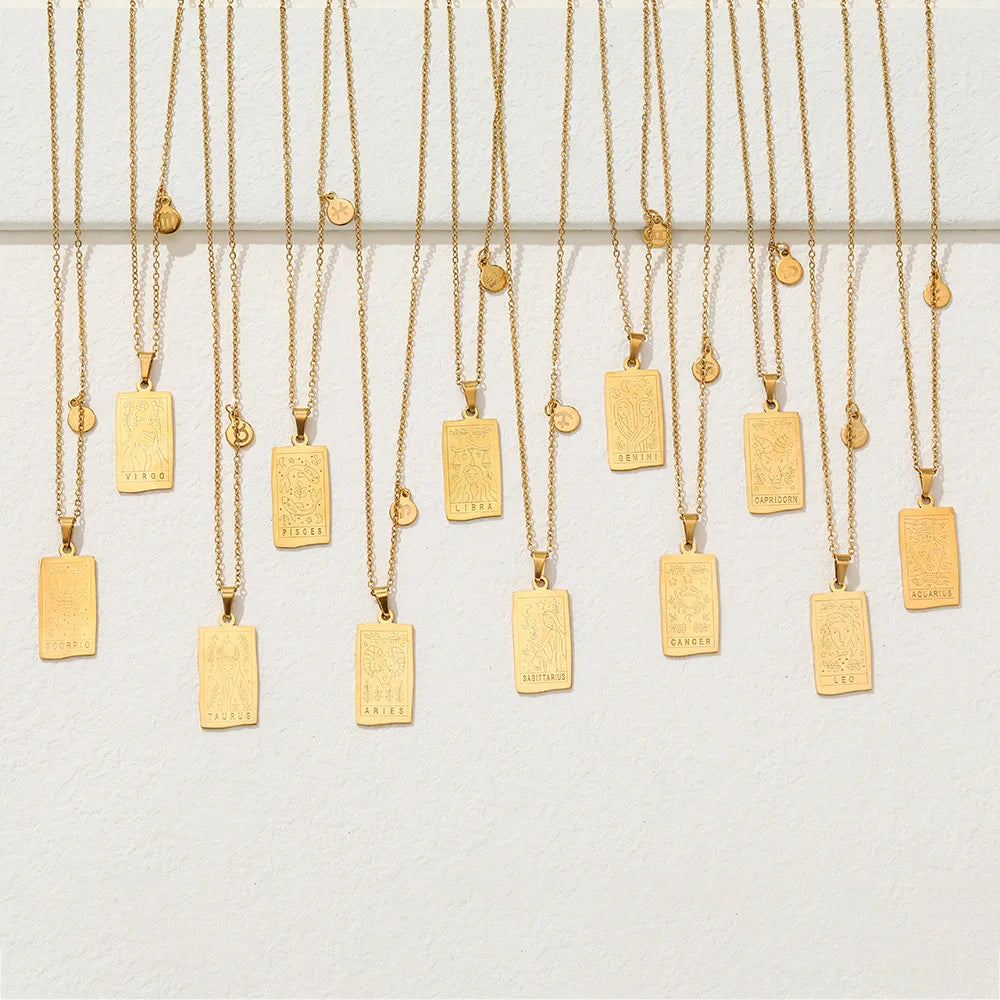 Collar Zodiac Sign: Tu Esencia en Acero