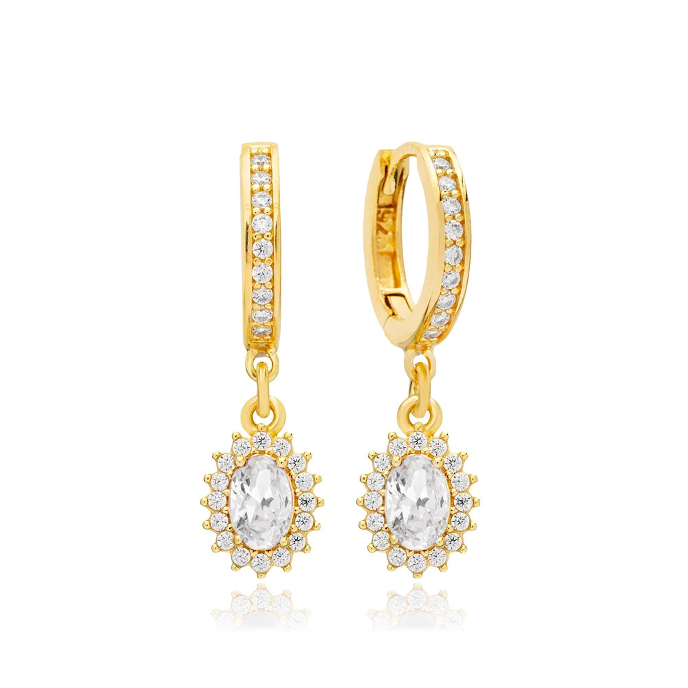 Pendientes "Glow Drop" Gold