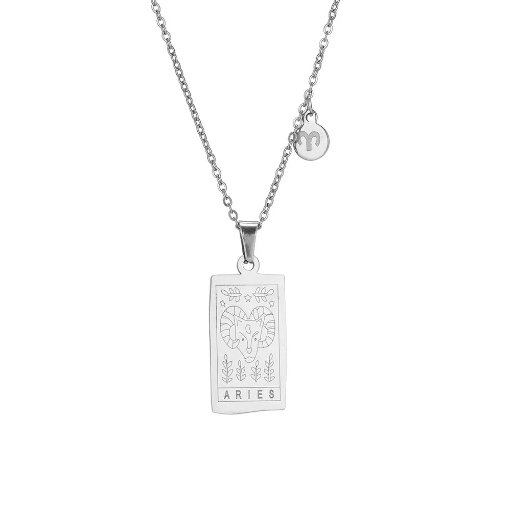Collar Zodiac Sign: Tu Esencia en Acero