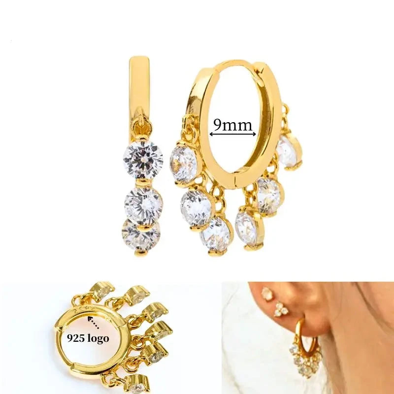 Pendientes "Glow Drop" Gold