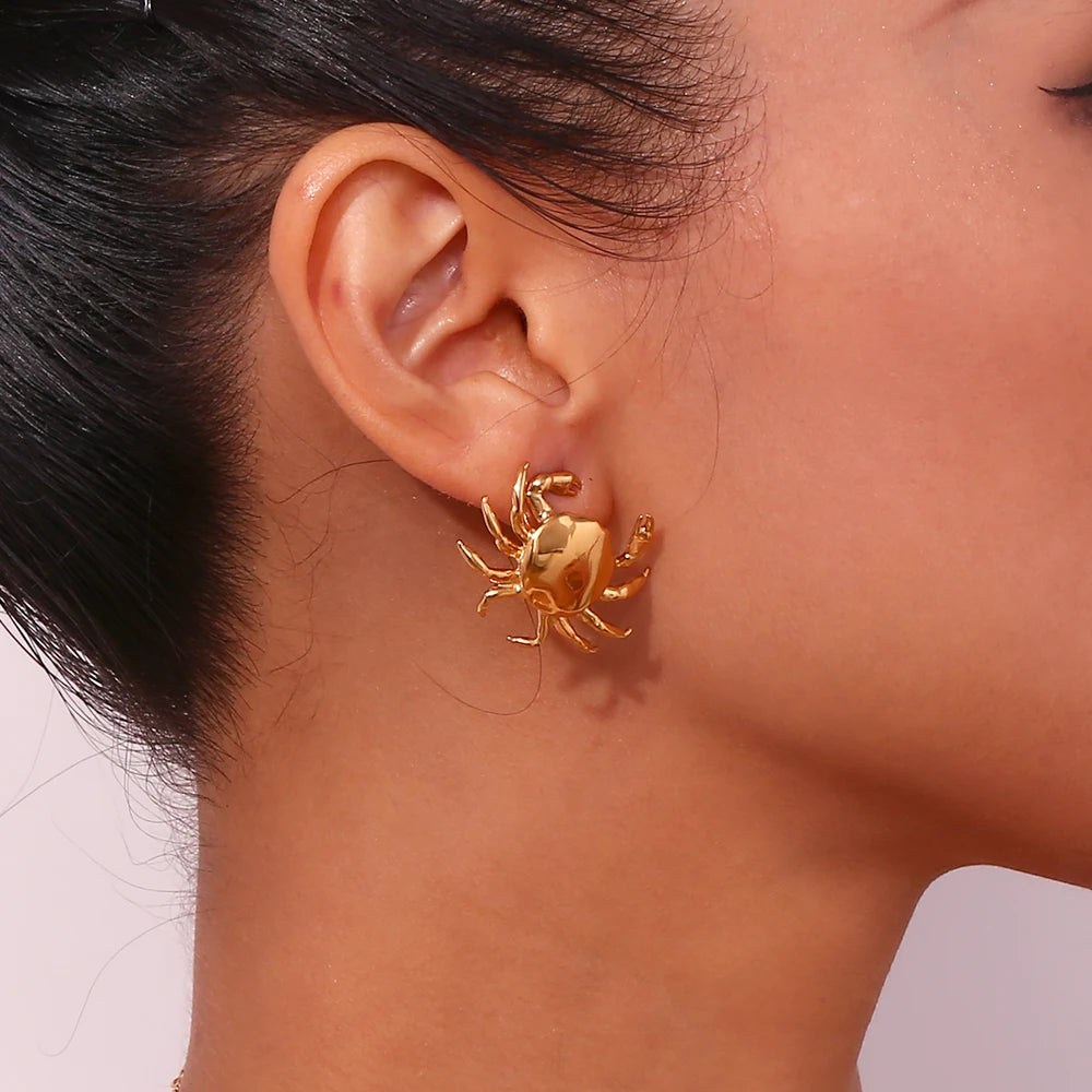 Pendientes "Crab Chic" – Edición Summer Ocean