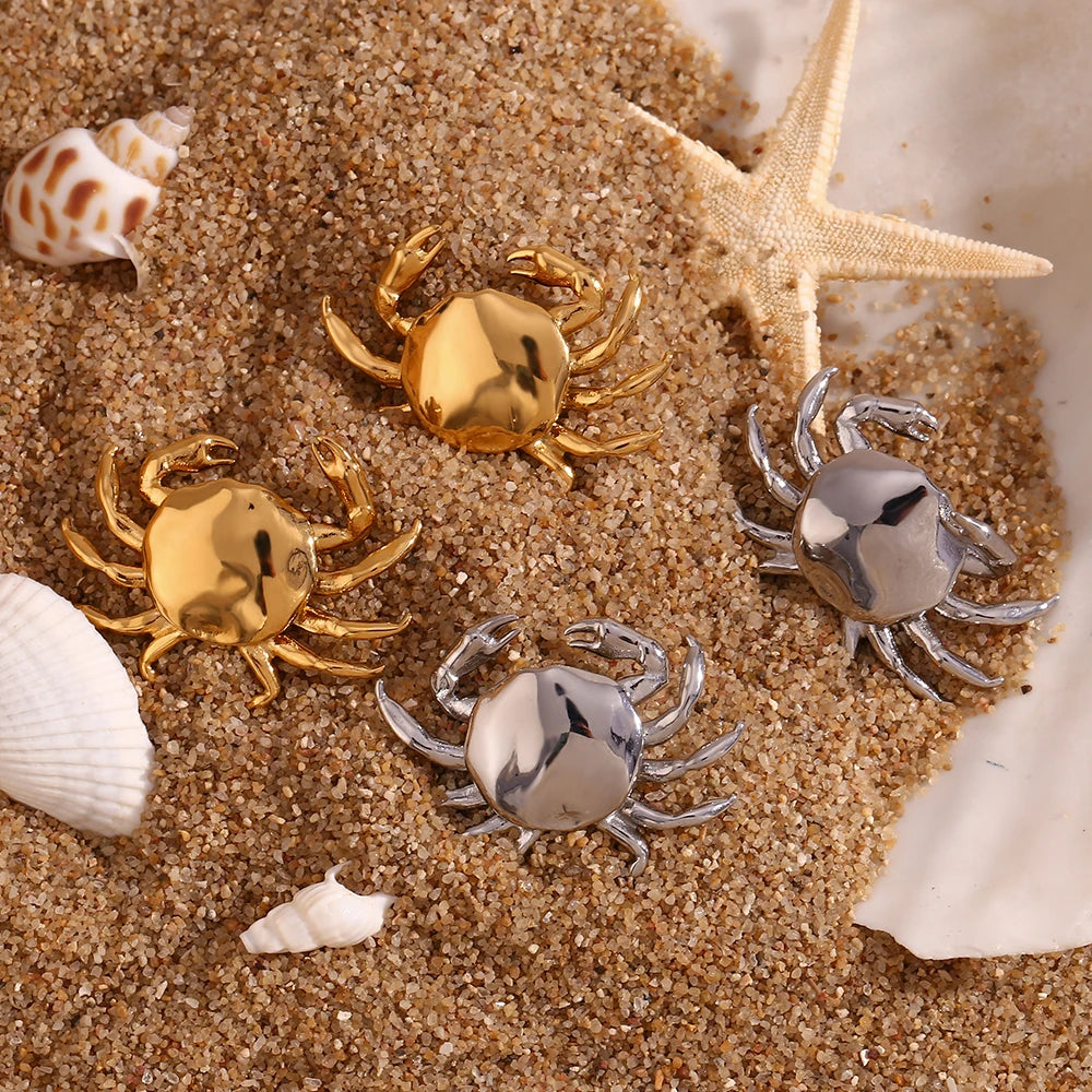 Pendientes "Crab Chic" – Edición Summer Ocean