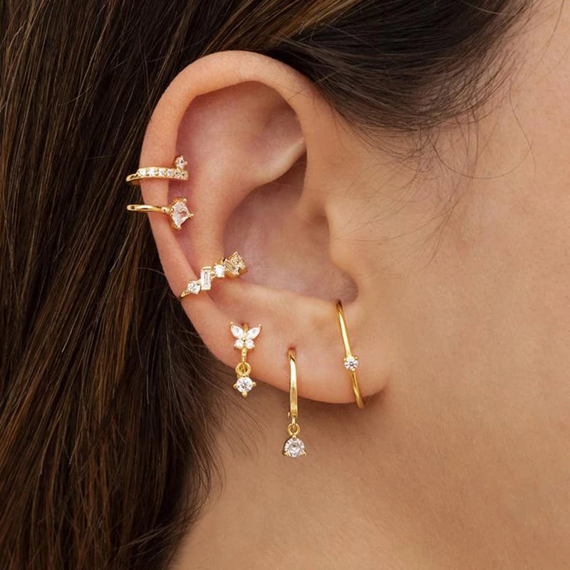 Pendientes "Glow Drop" Gold