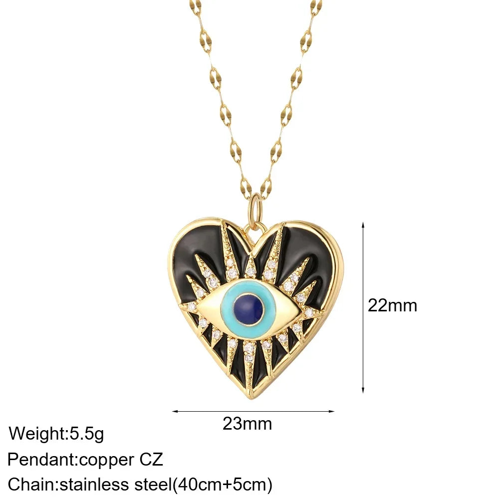 Amuleto Turkish Eye: Protección y Estilo 18k