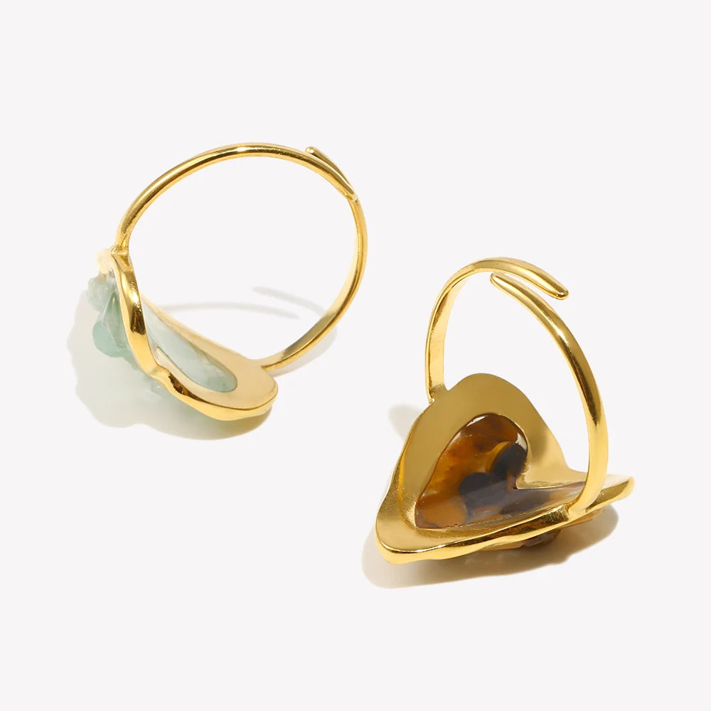 Anillo Aura Heart: La Fuerza de la Tierra