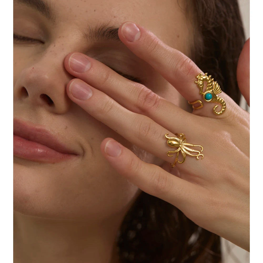 Anillo Seahorse Dream: Un Tesoro del Océano