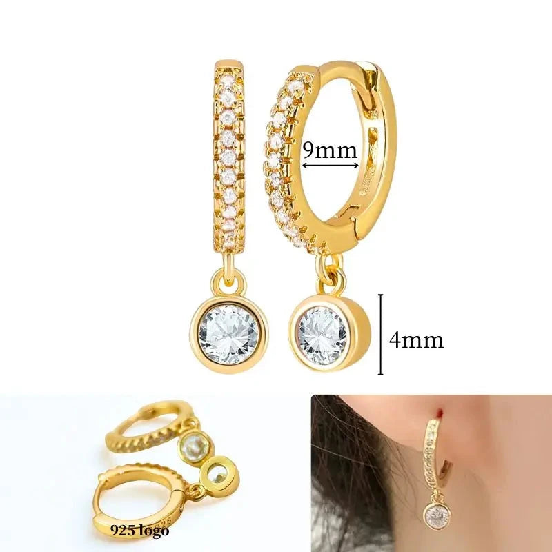 Pendientes "Glow Drop" Gold