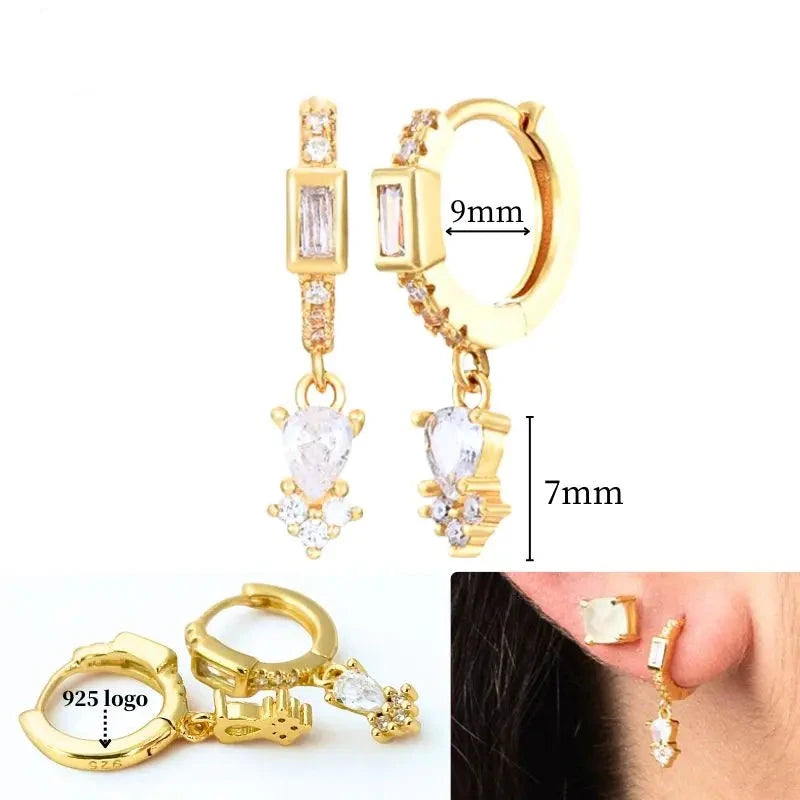 Pendientes "Glow Drop" Gold