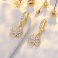 Pendientes Crystal Blossom | Delicadeza y Brillo Etéreo