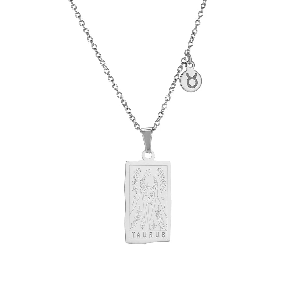 Collar Zodiac Sign: Tu Esencia en Acero