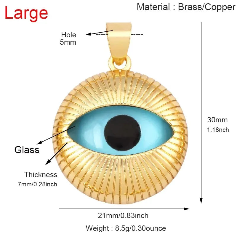 Amuleto Turkish Eye: Protección y Estilo 18k