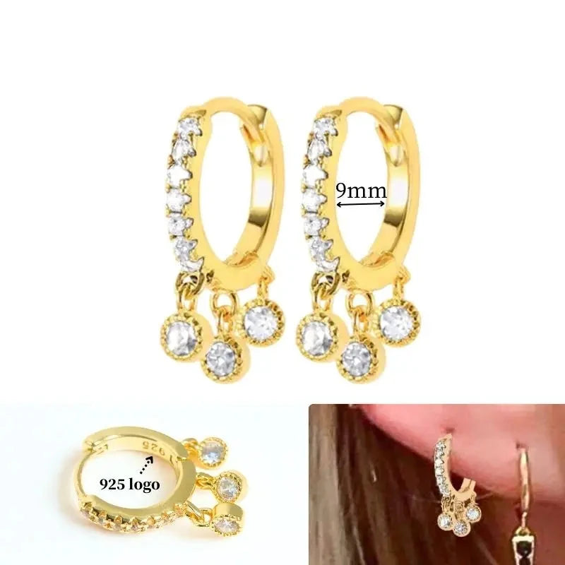 Pendientes "Glow Drop" Gold