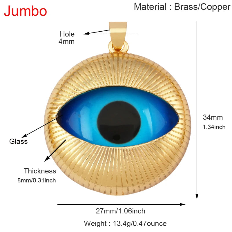 Amuleto Turkish Eye: Protección y Estilo 18k