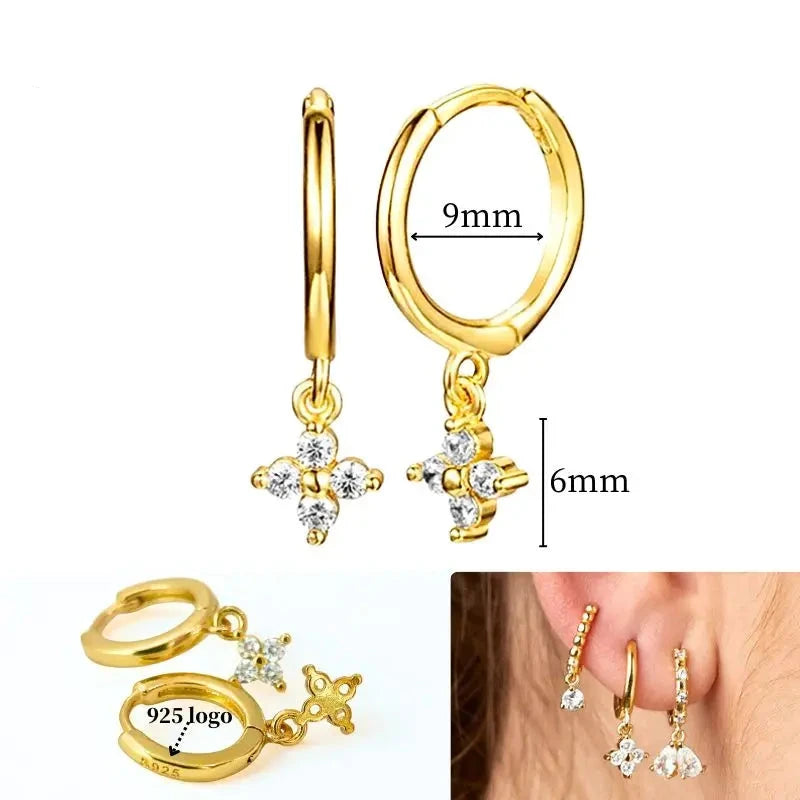 Pendientes "Glow Drop" Gold