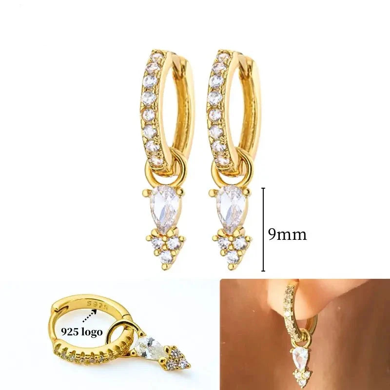 Pendientes "Glow Drop" Gold