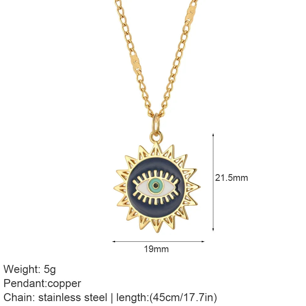 Amuleto Turkish Eye: Protección y Estilo 18k